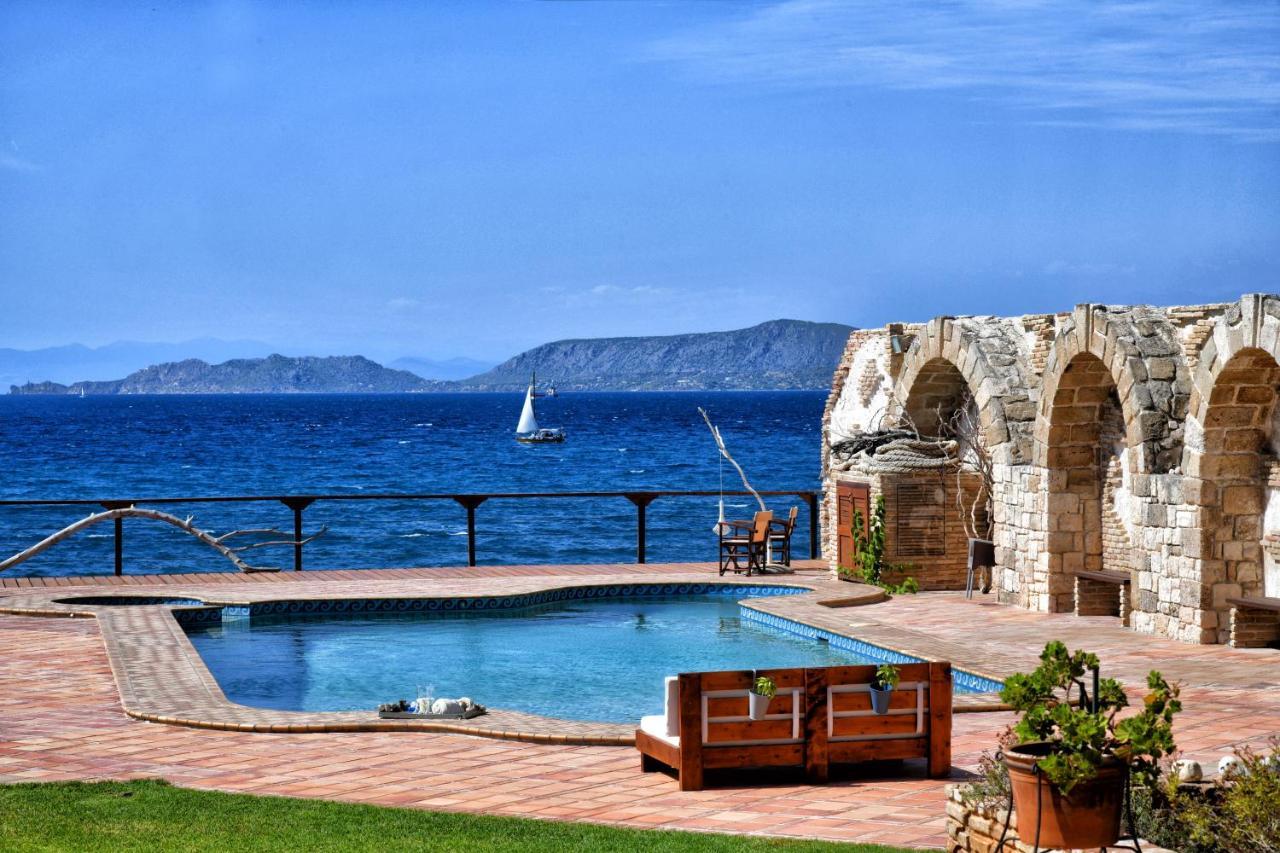 Luxurious Villa By The Sea Posidhonía Exterior foto
