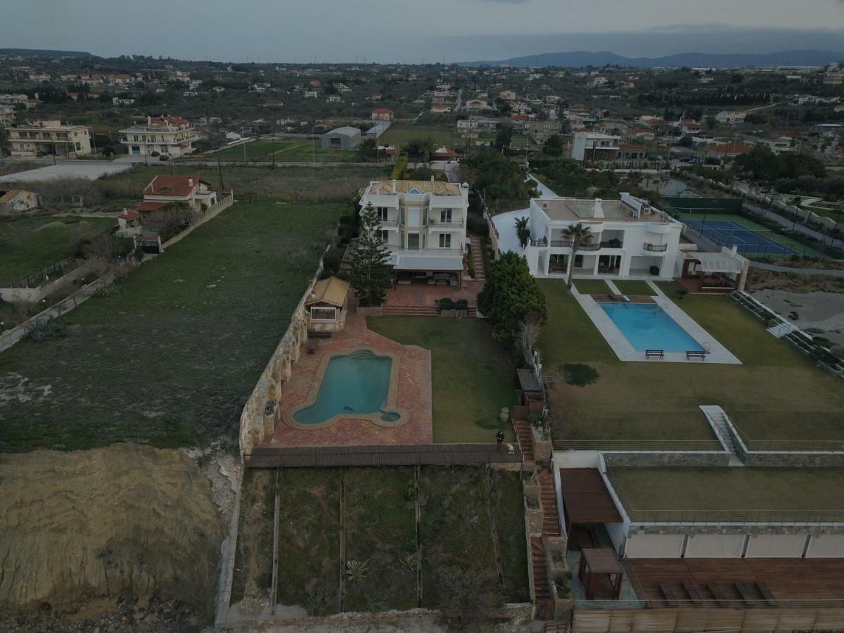 Luxurious Villa By The Sea Posidhonía Exterior foto